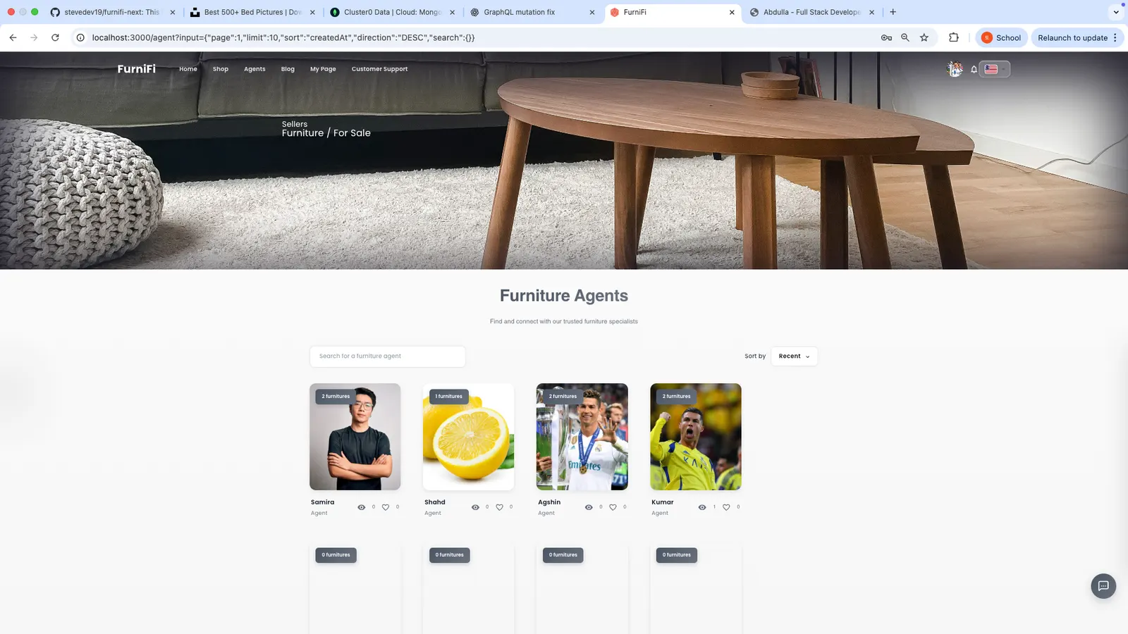 Directory of registered selling agents